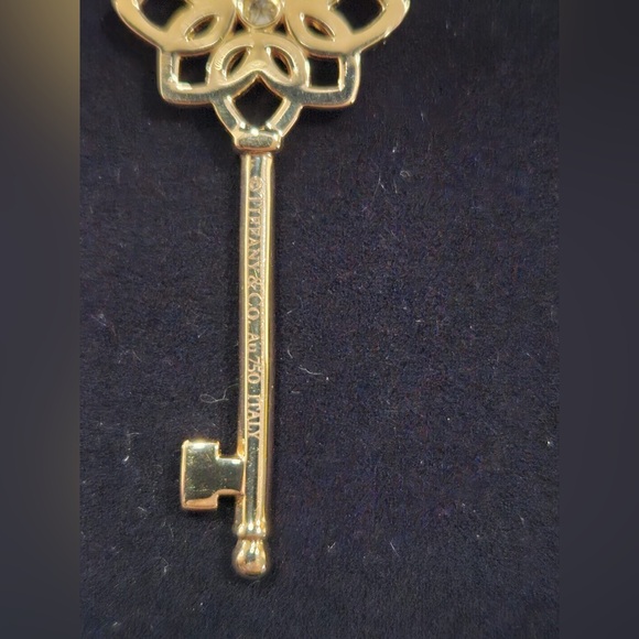 Tiffany & Co 18k rose gold Woven key - Picture 4 of 5